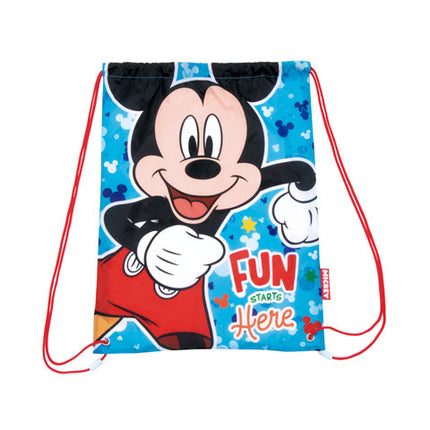 Mickey Mouse String Bag Sacca per Scuola Tempo Libero