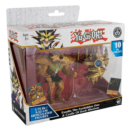 Yu-Gi-Oh! Action Figures 2-Pack Exodia The Forbidden One &amp; Castle of Dark Illusions 10 cm