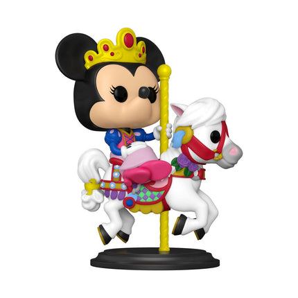 Walt Disney Word POP z okazji 50. rocznicy! Disney Vinyl Figure Myszka Minnie na karuzeli Prince Charming Regal 9 cm - 1251